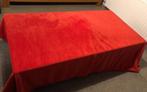 Rode fijne pluche fleecedeken 160 x 200cm in goede staat, Ophalen of Verzenden, Zo goed als nieuw