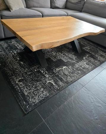Eikenhout stamboom salontafel 120x80cm beschikbaar voor biedingen