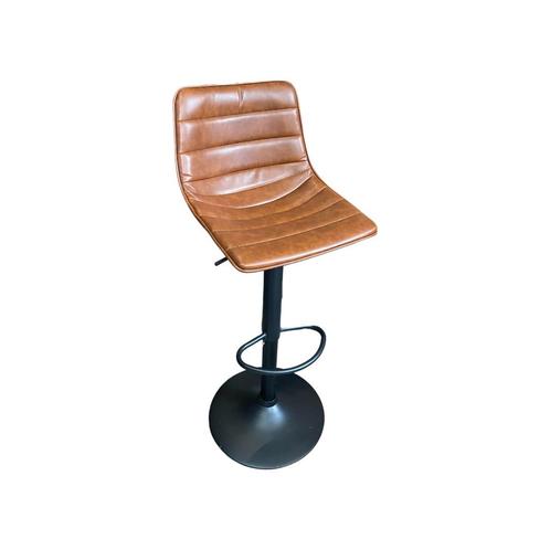 Barkruk Spritzer set van 2, Huis en Inrichting, Barkrukken, Zo goed als nieuw, 60 tot 90 cm, Leer, Metaal, 2 krukken, In hoogte verstelbaar
