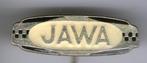 JAWA email op zilverkleurig motorfiets speldje ( G_056 ), Verzamelen, Speldjes, Pins en Buttons, Verzenden, Zo goed als nieuw