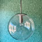 XL Vintage 70’s Globe Hanglamp Glashutte Limburg Ø 40CM zgan, Ophalen, Zo goed als nieuw, Glas, Mid Century Modern
