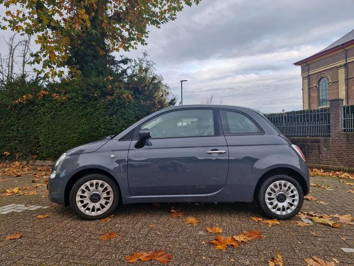 Fiat 500 0.9 Twinair C 2014 Grijs, Auto's, Fiat, Particulier, Centrale vergrendeling, Elektrische ramen, Start-stop-systeem, Verwarmde buitenspiegels