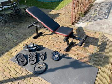 Legpress inclusief gewichten