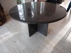 Massief marmeren ronde tafels ( 2 st.), Ophalen, Rond, Zo goed als nieuw, Minder dan 50 cm
