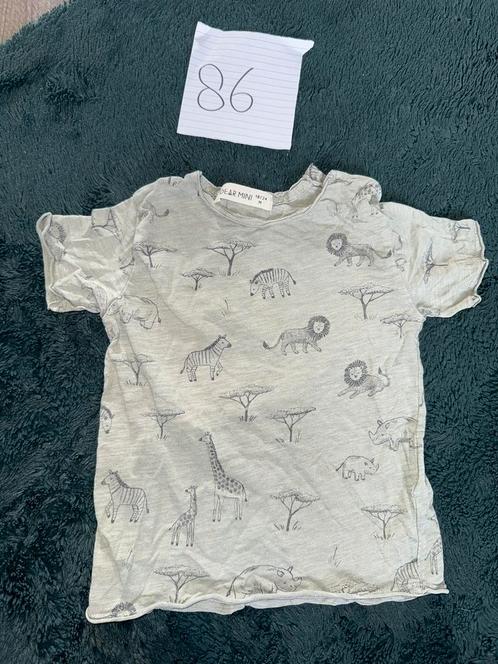 ≥ Dear Mini shirt maat 86 – safari print — Babykleding Maat 86