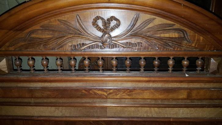 Antiek mahonie slaapkamer, Antiek en Kunst, Antiek | Meubels | Bedden, Ophalen