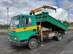 1988 DAF 800 Kipper Vrachtwagen Met Kraan, Auto's, Vrachtwagens, 118 pk, Overige brandstoffen, Origineel Nederlands, Bedrijf