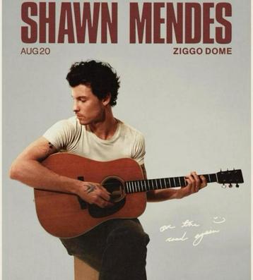 Shawn Mendes ziggo dome 20 augustus 2 kaartjes naast elkaar beschikbaar voor biedingen