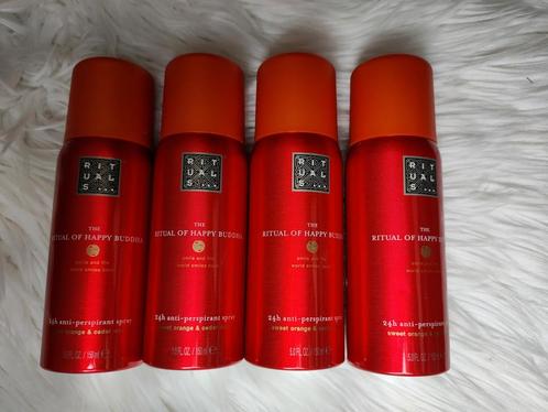 4x Rituals Cosmetics Happy Buddha Deodorant Spray, Sieraden, Tassen en Uiterlijk, Uiterlijk | Lichaamsverzorging, Nieuw, Ophalen of Verzenden