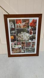 Fotolijst met Puzzel, Gebruikt, Oorspronkelijke maker, Ophalen of Verzenden, 75 tot 100 cm