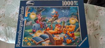 Winnie de pooh puzzel 1000 stukjes  beschikbaar voor biedingen