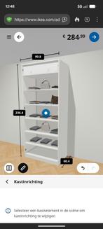 IKEA pax 236x100x60, 6 planken, Eikenkleur deuren, Ophalen, 200 cm of meer, Zo goed als nieuw, 200 cm of meer