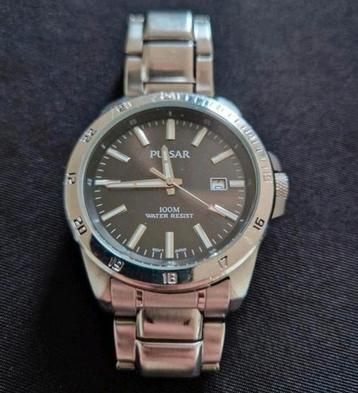 Pulsar Heren Polshorloge - Staal beschikbaar voor biedingen