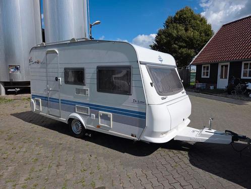 hobby 400 sb ,bj 2001 ,mover ,voortent met erker, Caravans en Kamperen, Caravans, Particulier, tot en met 4, 750 - 1000 kg, Treinzit
