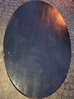 Ovaal tafelblad 180x100 cm Zwart, Huis en Inrichting, Tafels | Eettafels, Ophalen, 100 tot 150 cm, 200 cm of meer, Zo goed als nieuw