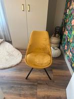 Gele Eetkamerstoel - Stijlvol en Comfortabel, Huis en Inrichting, Stoelen, Ophalen, Overige kleuren, Zo goed als nieuw, Eén