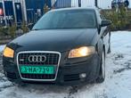 Audi A3 1.9 TDI Sportback 77KW DPF 2007 Zwart sline, Auto's, Voorwielaandrijving, 4 cilinders, 700 kg, Zwart