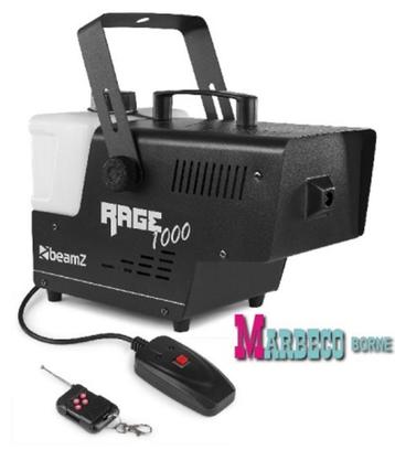 Rookmachine, Smoke machine, 1000watt, Afstandsbed, Rage1000