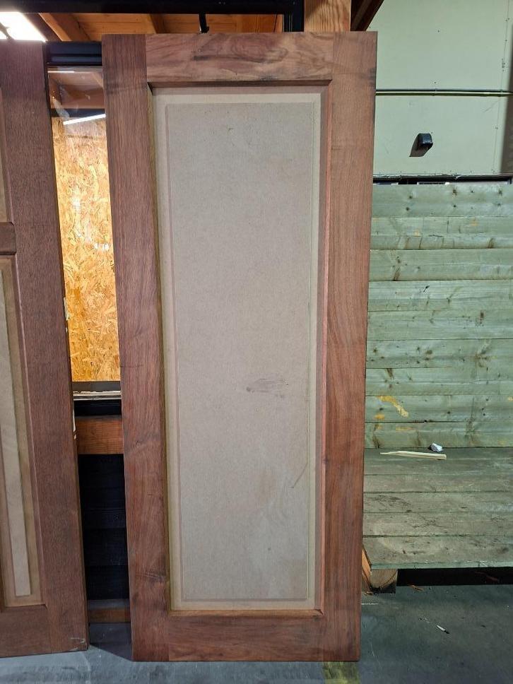 Partij stompe merbau binnendeuren 73x211,5, Doe-het-zelf en Verbouw, Deuren en Horren, Nieuw, Binnendeur, 200 tot 215 cm, Ophalen
