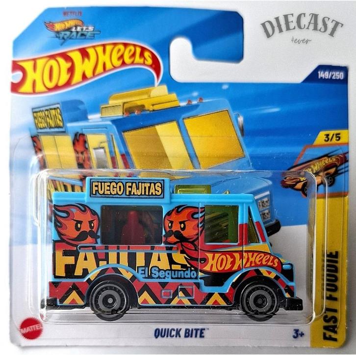 Hot Wheels Quick Bite, Fuego Fajitas, Fast Foodie, Hobby en Vrije tijd, Modelauto's | Overige schalen, Nieuw, Auto, Ophalen