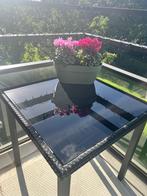 Tafel 90x90cm, Tuin en Terras, Tuintafels, Ophalen, Zo goed als nieuw, Rechthoekig, Metaal
