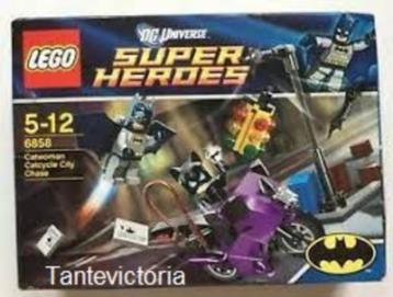 Lego Batman 6858 Catwoman Catcycle City Chase Super Heroes beschikbaar voor biedingen