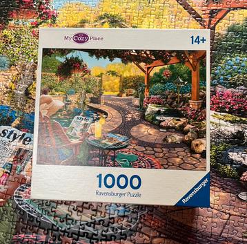 Ravensburger puzzel “Backyard”, 1000 stukjes beschikbaar voor biedingen