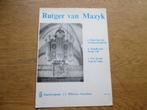 RUTGER VAN MAZYK - ORGEL -O.A. PSALM 44, Muziek en Instrumenten, Orgel, Gebruikt, Klassiek, Ophalen of Verzenden