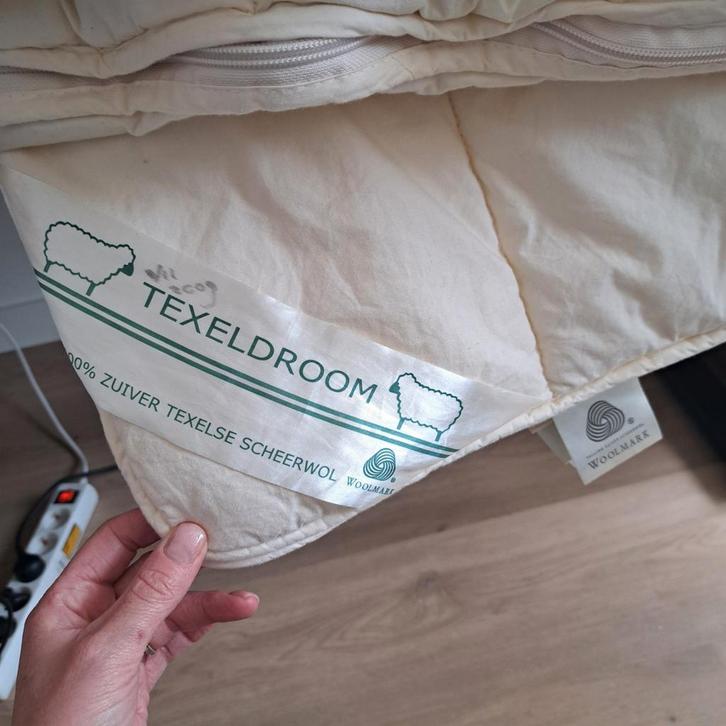 Texels Scheerwol 4-Seizoenen Dekbed 1-persoons, Huis en Inrichting, Slaapkamer | Beddengoed, Ophalen of Verzenden
