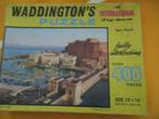 Waddington's pyuzzel dorpje aan zee 400 stukjes, Hobby en Vrije tijd, Denksport en Puzzels, Ophalen of Verzenden, Minder dan 500 stukjes