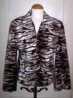 Jasje Velours M 38 Panter Print ( Jool ), Kleding | Dames, Jassen | Zomer, Verzenden, Zo goed als nieuw, Maat 38/40 (M), Bruin