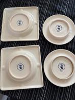 Delfts Blauw Asbakken Set van 4 Vintage Royal Delft 1948/1, Ophalen of Verzenden