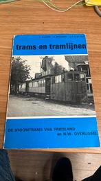 Trams en tramlijnen van Friesland en N.W Overijssel, Verzamelen, Spoorwegen en Tramwegen, Ophalen of Verzenden, Gebruikt, Tram