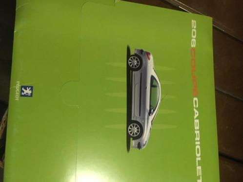 Peugeot 2hartje6 of 206 CC brochure/auto folder '98 - '06, Boeken, Auto's | Folders en Tijdschriften, Peugeot, Verzenden