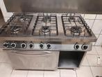 Horeca fornuis 6 pits plus oven gas, Ophalen, 60 cm of meer, Gas, Vrijstaand