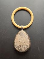 Antiek Zilveren Rammelaar met Ring, Ophalen of Verzenden