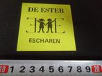 sticker escharen de ester, Ophalen, Zo goed als nieuw