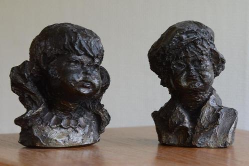 Set Beeldjes Geert Kunen (1964) : Jongen en meisje, Antiek en Kunst, Kunst | Beelden en Houtsnijwerken, Ophalen of Verzenden