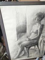 Joop Biemold tekening vrouwelijk naakt, Ophalen