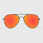 Partij oranje/rode Distressed pilotenzonnebrillen 2200-03, Overige merken, NHP International, Zonnebril, Sales@nhp-international.com