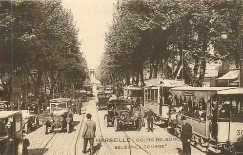 (381-237-035) Marseille Cours Belsunge, Verzamelen, Ansichtkaarten | Buitenland, Frankrijk, Verzenden