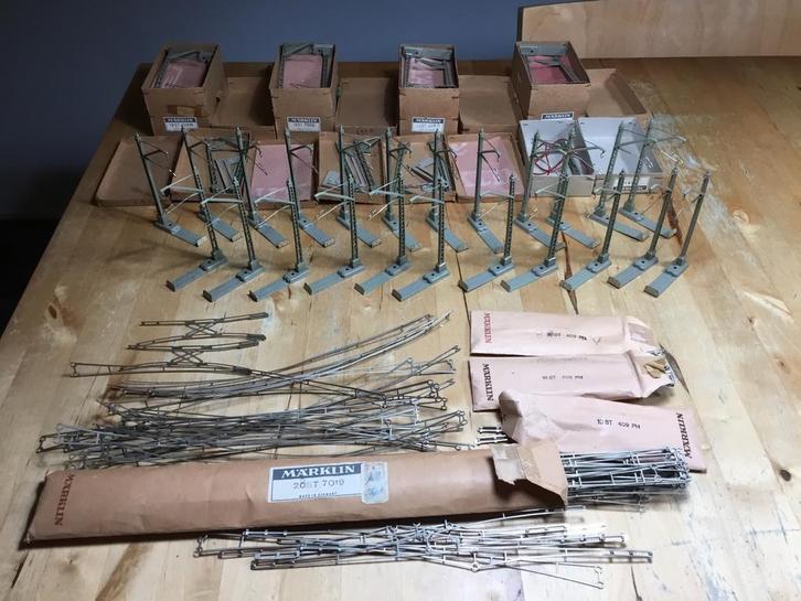 Marklin bovenleiding materiaal zgan, Hobby en Vrije tijd, Modeltreinen | H0, Zo goed als nieuw, Overige typen, Wisselstroom, Märklin