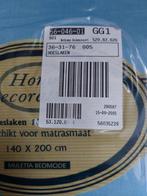 Blauw hoeslaken (Muller Textiel), Blauw, Hoeslaken of Sloop, Ophalen of Verzenden, Nieuw