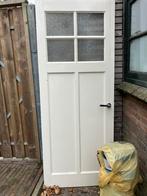 Paneeldeur met matglas, Ophalen, Gebruikt, 80 tot 100 cm, Binnendeur