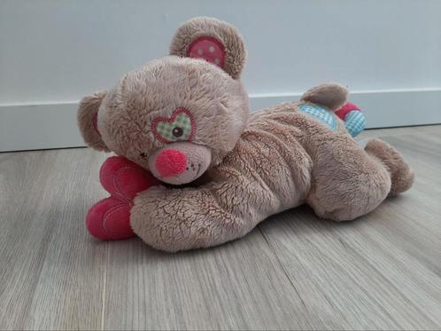 Knuffel muziekdoos lief! Lifestyle beer roze K7060, Kinderen en Baby's, Speelgoed | Knuffels en Pluche, Zo goed als nieuw, Beer