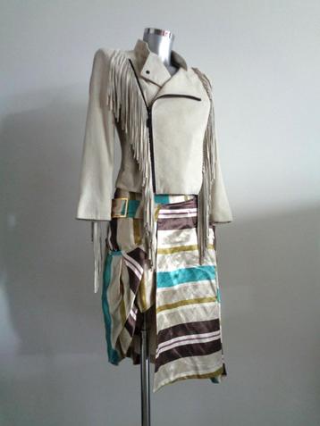 Co-ord set, Prune zacht leren jasje met MARNI rok origineel. beschikbaar voor biedingen