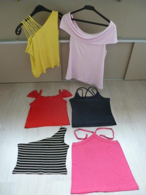 6 Zomerse T-shirts / tops. Maat M/L. Leuk voor de vakantie?, Kleding | Dames, Tops, Gedragen, Maat 38/40 (M), Zonder mouw, Ophalen of Verzenden