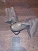 Lederen laarzen ( advr 62), Hoge laarzen, Beige, Ophalen of Verzenden, Zo goed als nieuw