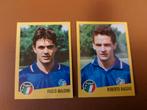 paolo maldini & roberto baggio 1990 italia no panini, Ophalen of Verzenden, Zo goed als nieuw, Plaatje