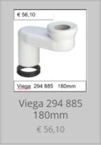 Viega 294 885 180mm, Ophalen of Verzenden, Nieuw, Toilet